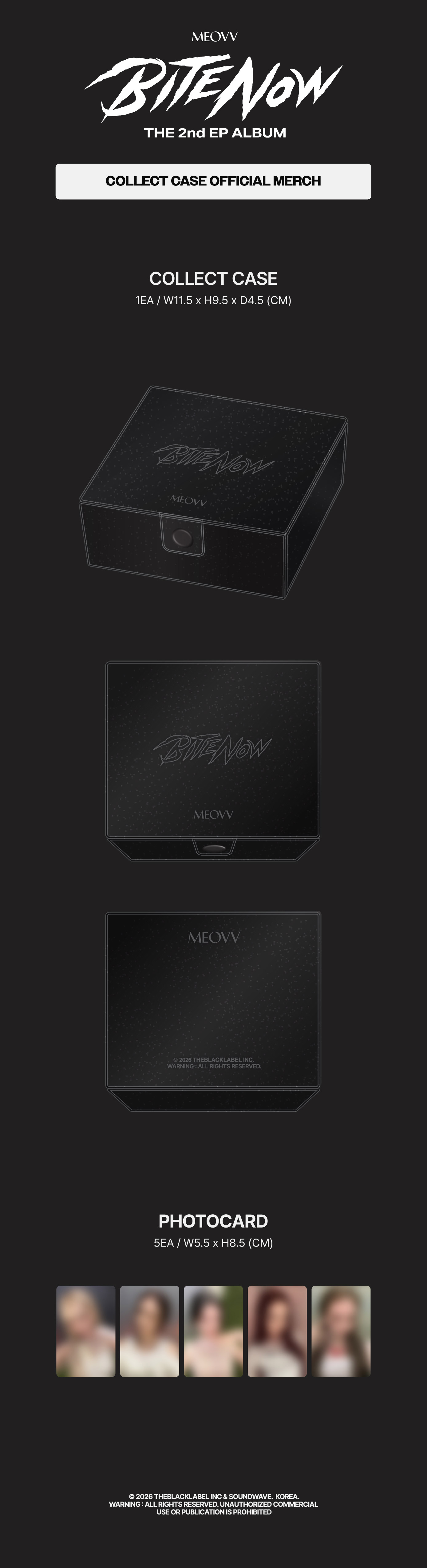 MEOVV BITE NOW Goods - COLLECT CASE kpoptown.com